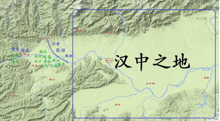 汉中之战地图